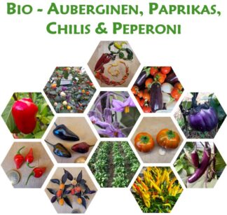 Katalog Bio-Auberginen, Paprikas, Chilis und Peperoni