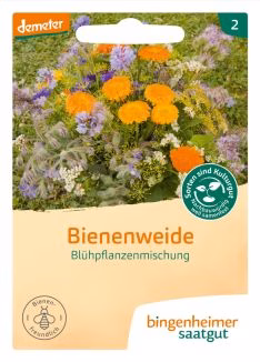 Blumenmischung Bienenweide Bio-Saatgut